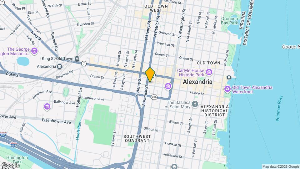 913 Prince St Mapa y Detalles de la Ubicación