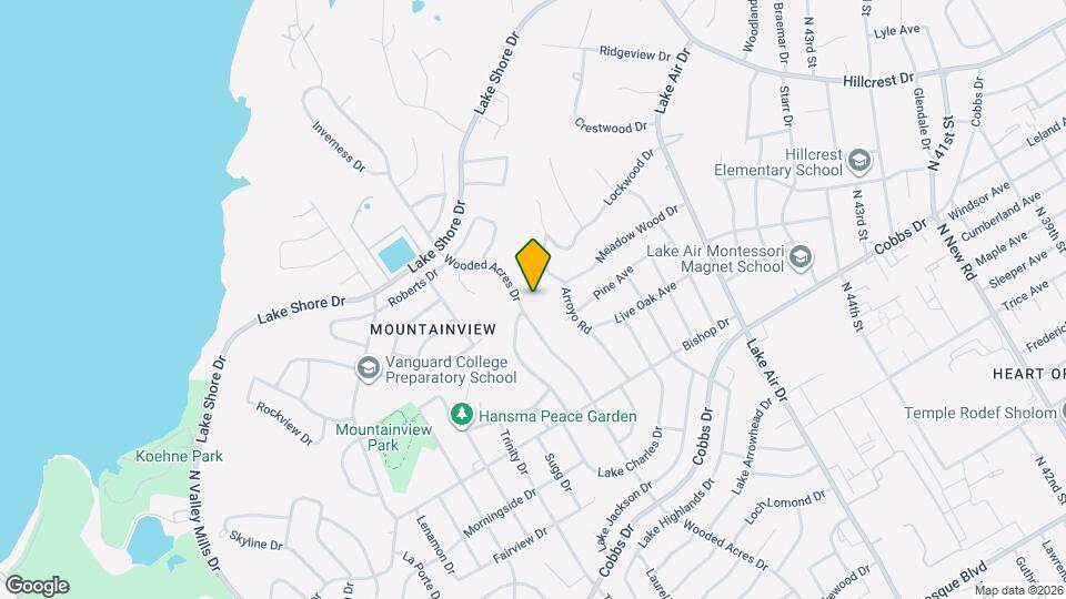 2509 Wooded Acres Dr Map and Location Details