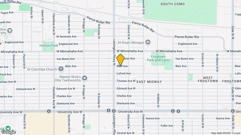 1076 Blair Ave Map and Location Details