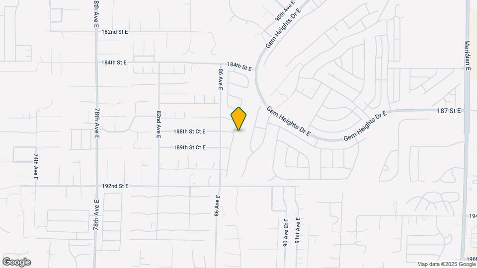 18805 87th Ave Ct E Map and Location Details