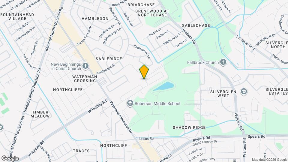 12723 Silver Mem Rd Map and Location Details