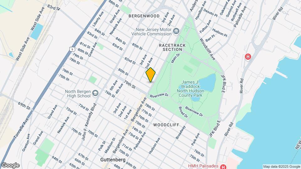 8009 Bergenline Ave Map and Location Details