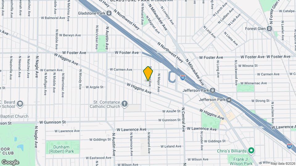 5016 N Mango Ave Map and Location Details