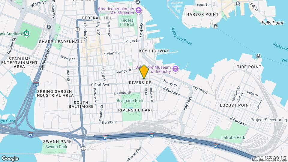 524 E Fort Ave Map and Location Details