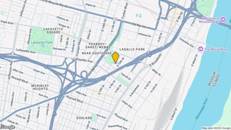 1523 S 10th St Map and Location Details