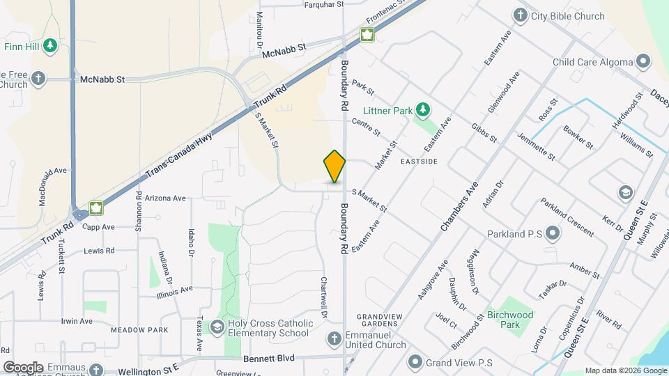 140-154 S Market St Map and Location Details