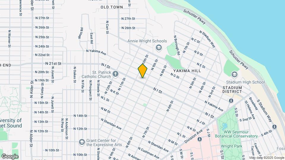 909 N I St Mapa y Detalles de la Ubicación