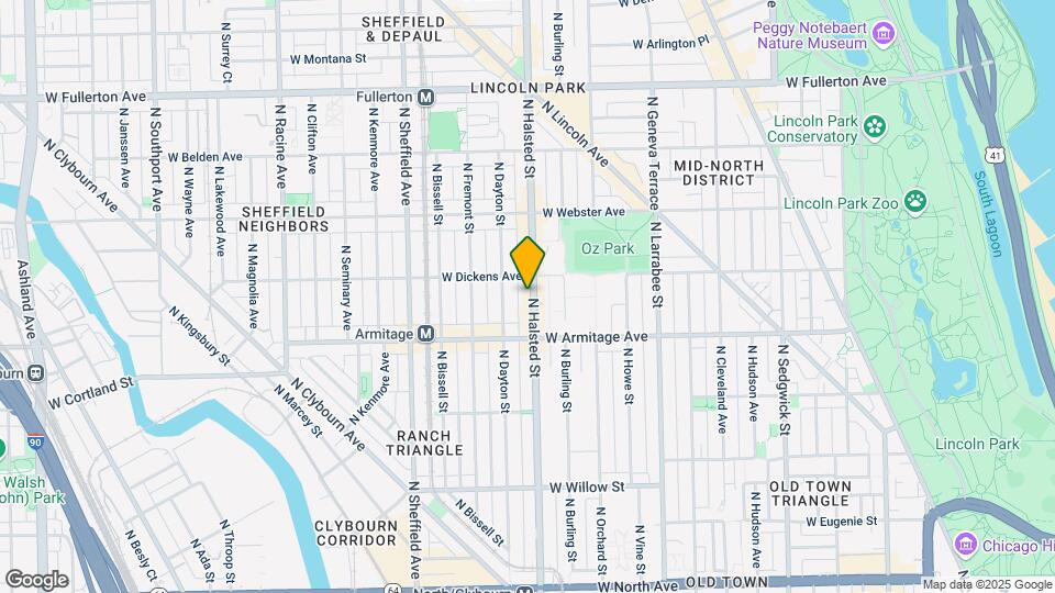 2040 N Halsted St, Unit 2 Mapa y Detalles de la Ubicación