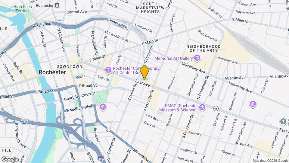 320 East Ave Map and Location Details