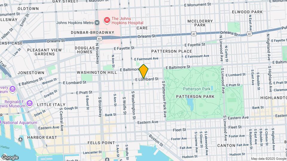 2049 E Lombard St Map and Location Details