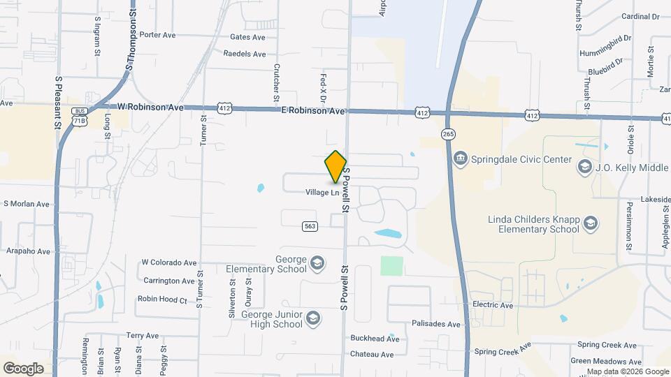 481 Village Ln Map and Location Details