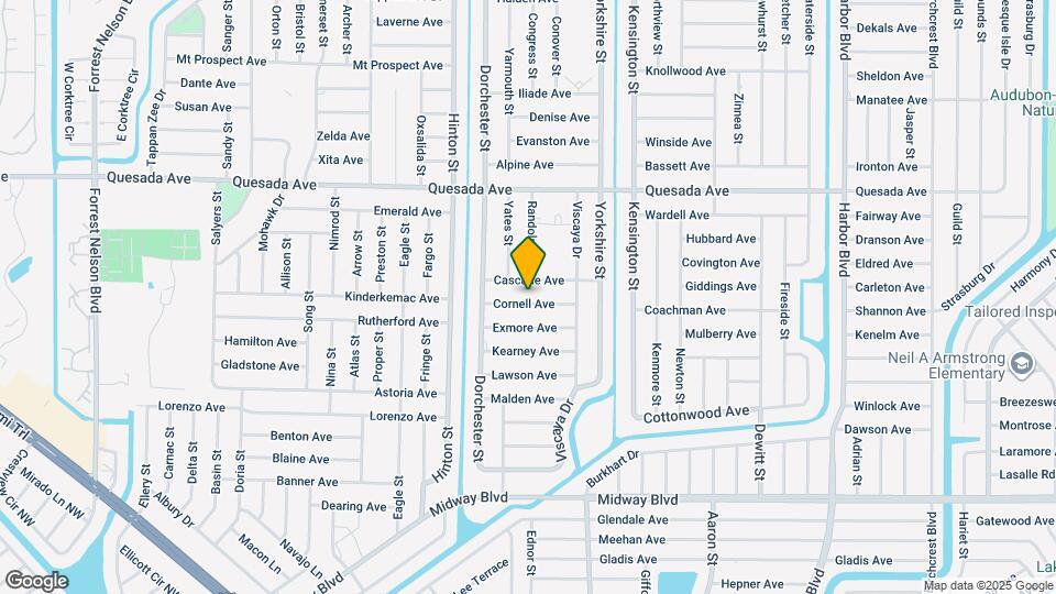 21020 Cornell Ave Map and Location Details