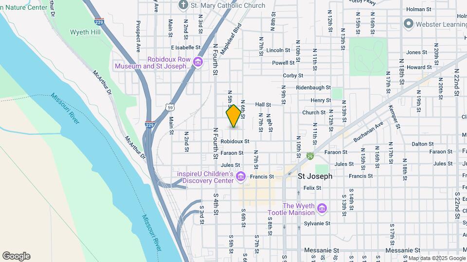 517 N 5th St Mapa y Detalles de la Ubicación