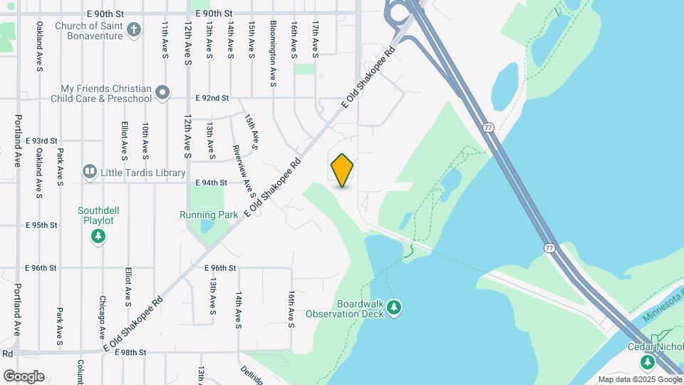 9400 Old Cedar Ave S, Unit 105 Map and Location Details