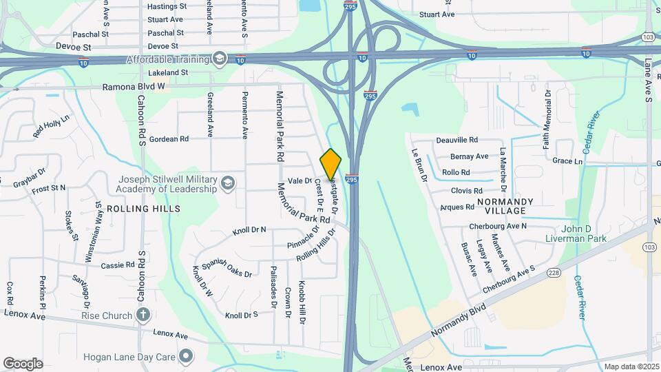 922 Westgate Dr Map and Location Details
