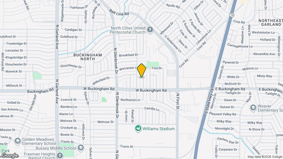 2025 Glencrest Ln Map and Location Details