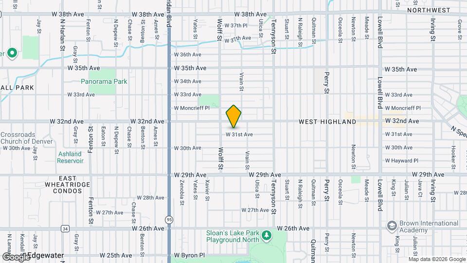 4701 W 31st Ave Map and Location Details