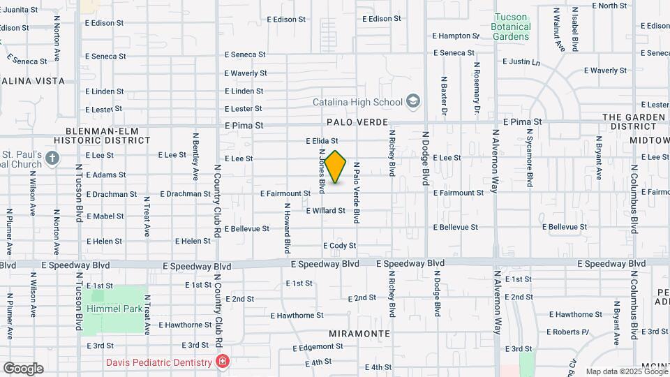 3427 E Fairmount St Map and Location Details