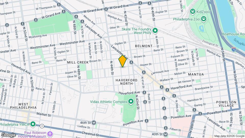 733 N 43rd St Map and Location Details