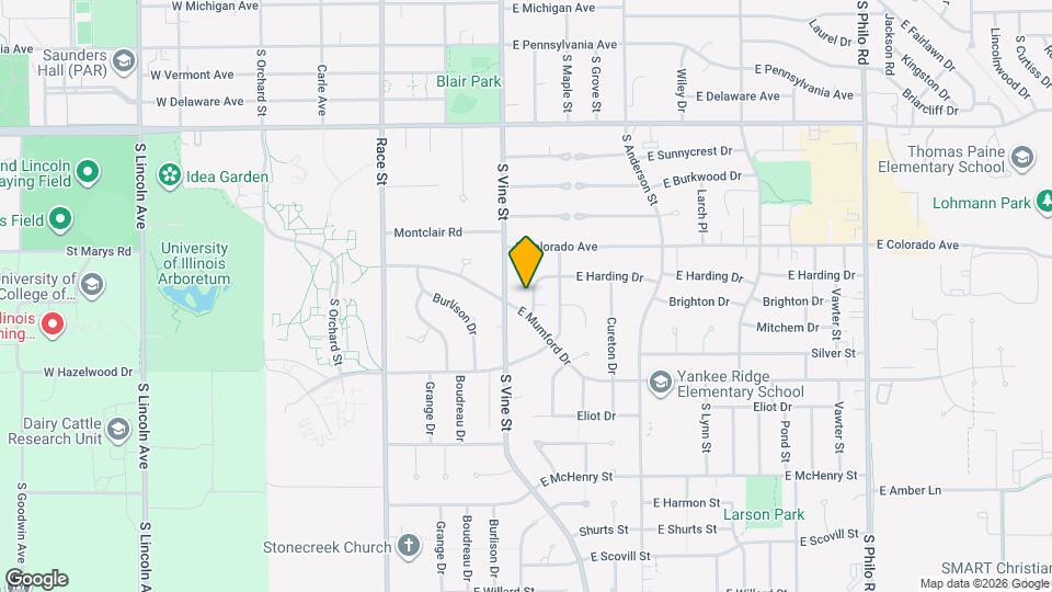 1917 S Harding Dr Map and Location Details