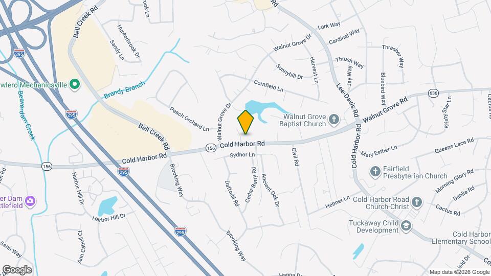 7146 Cold Harbor Rd Map and Location Details