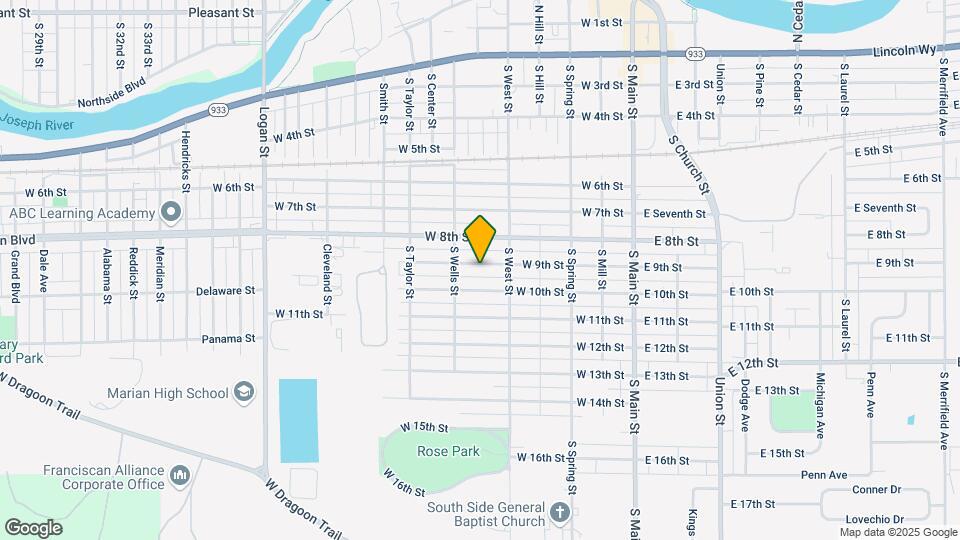 554 W 9th St Map and Location Details