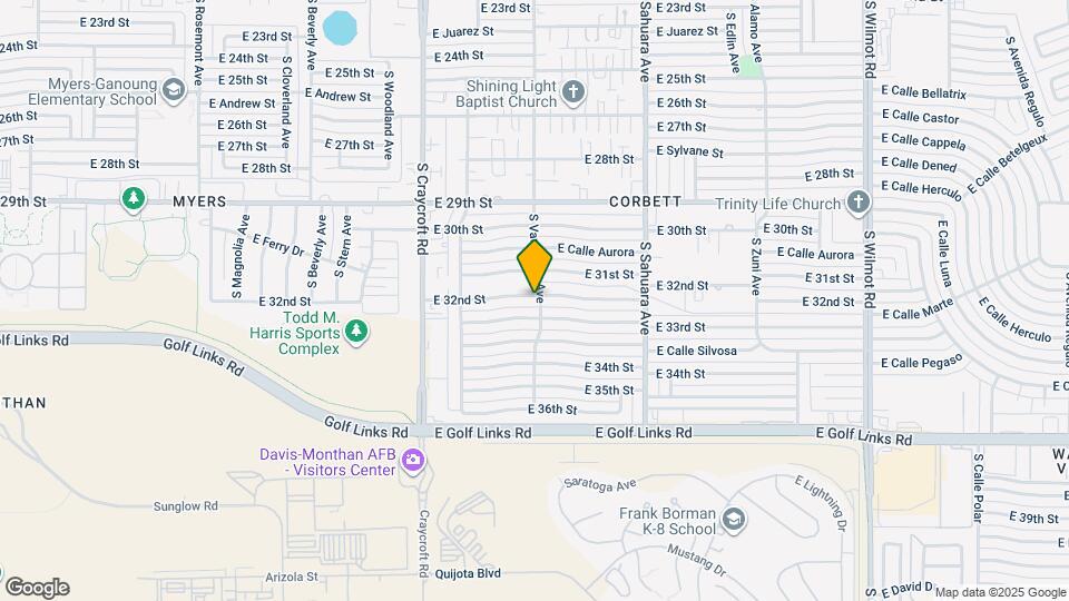 5680 E 32nd St Map and Location Details
