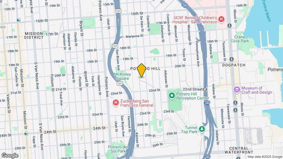 893 Rhode Island St Map and Location Details