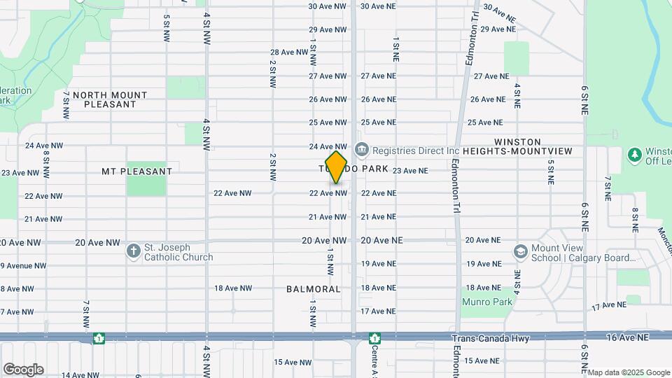 130 22 Av NW Map and Location Details