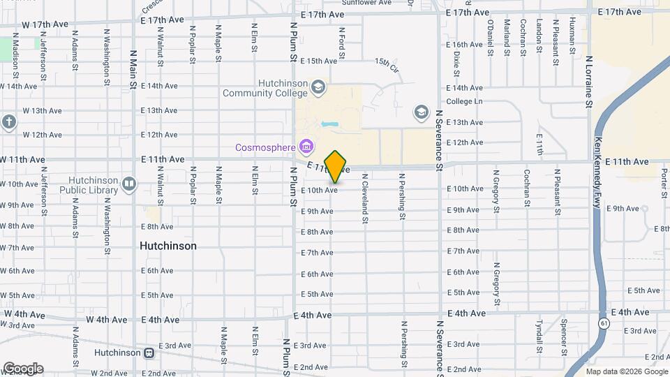 602 E 10th Ave Map and Location Details