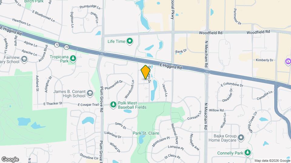 1030 Casa Dr Map and Location Details