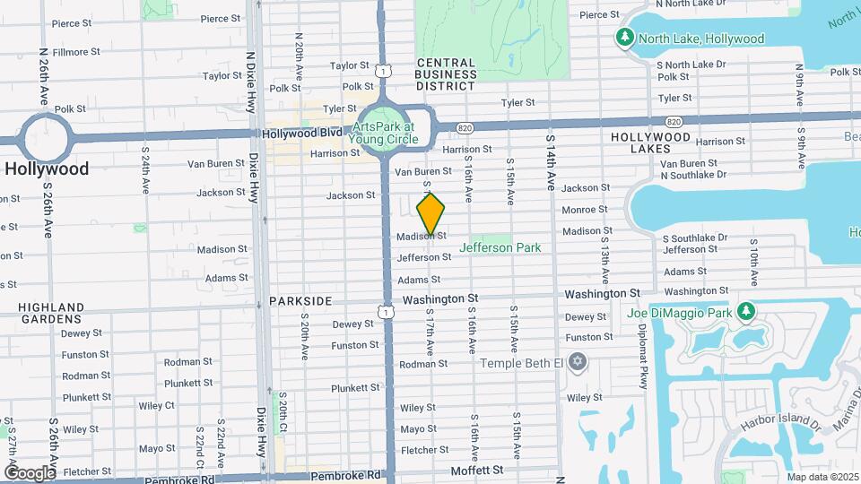 1658 Madison St Map and Location Details