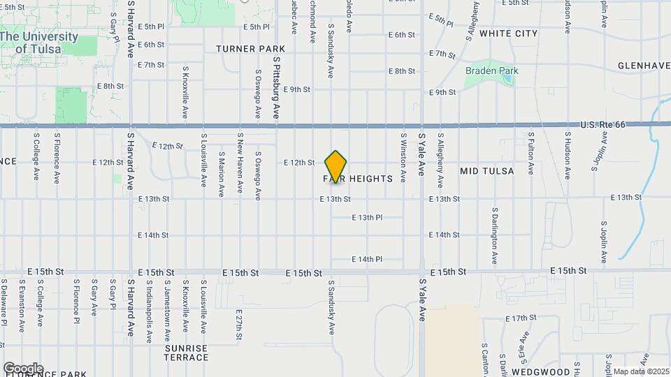 1235 S Sandusky Ave Map and Location Details