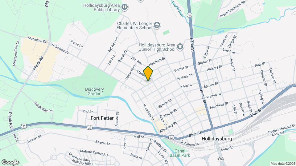 215 Garber St Map and Location Details