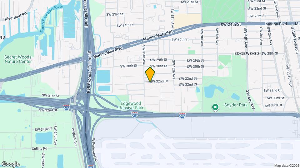 1484 SW 32nd St Map and Location Details