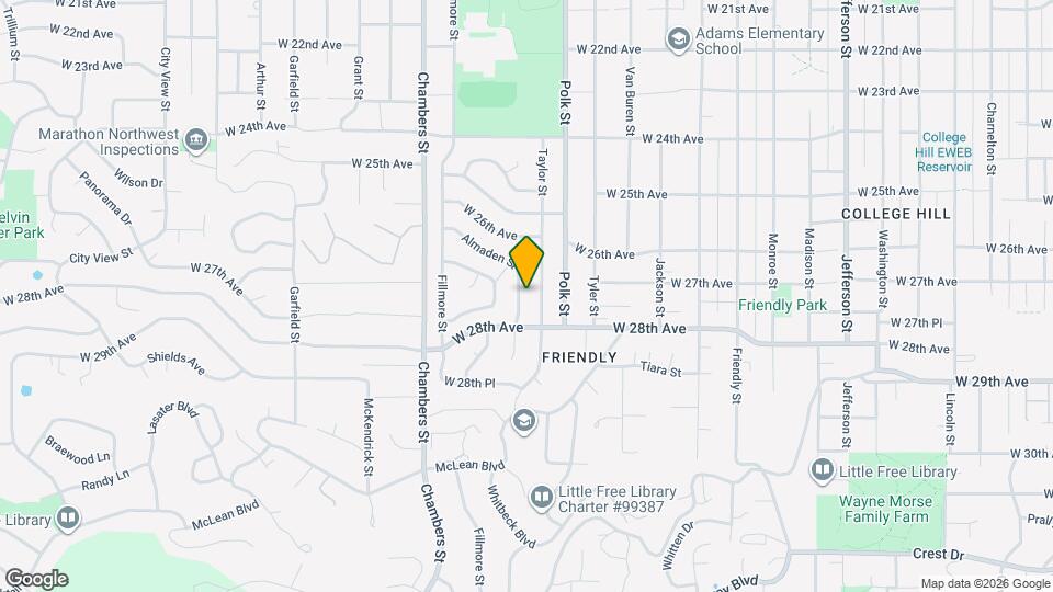 2735 Almaden St Map and Location Details