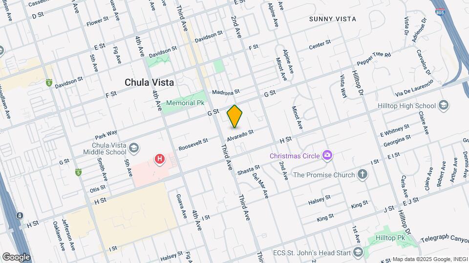 273 Alvarado St Map and Location Details