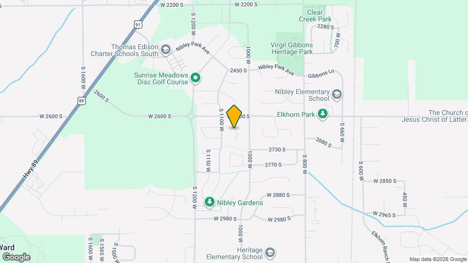 2659 S 1060 W Map and Location Details