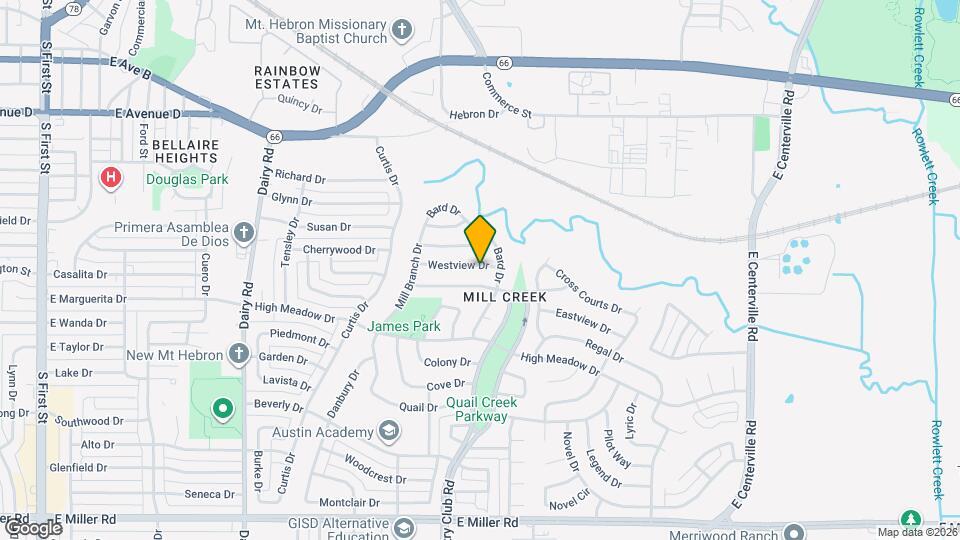 1366 Westview Dr Map and Location Details