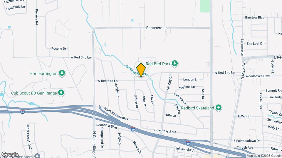 511 W Red Bird Ln Map and Location Details