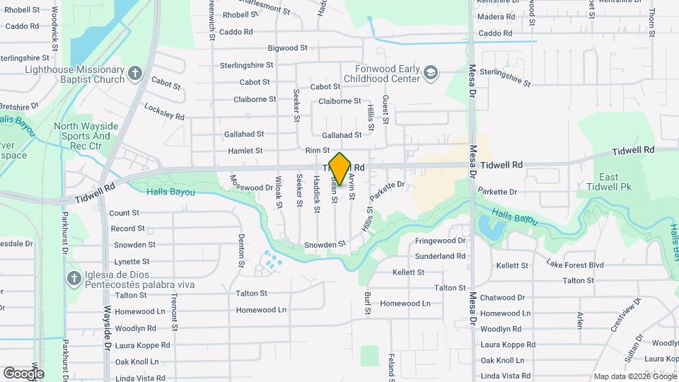 9302 Bean St Map and Location Details