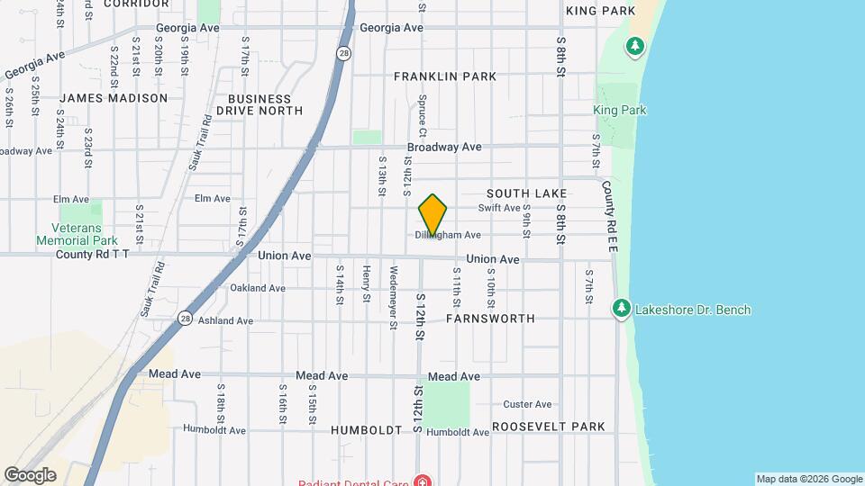 1127 Dillingham Ave, Unit Upper Mapa y Detalles de la Ubicación