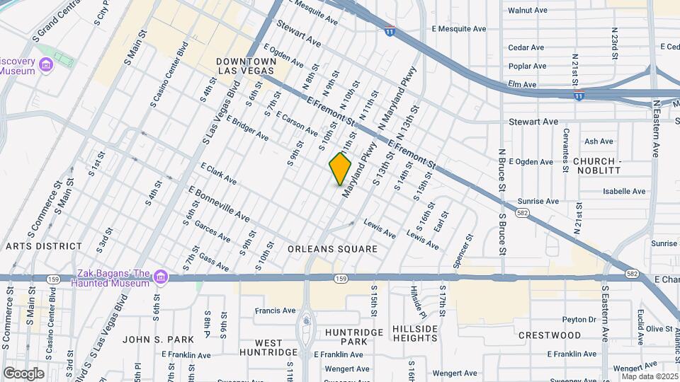 312 S Maryland Pkwy Map and Location Details