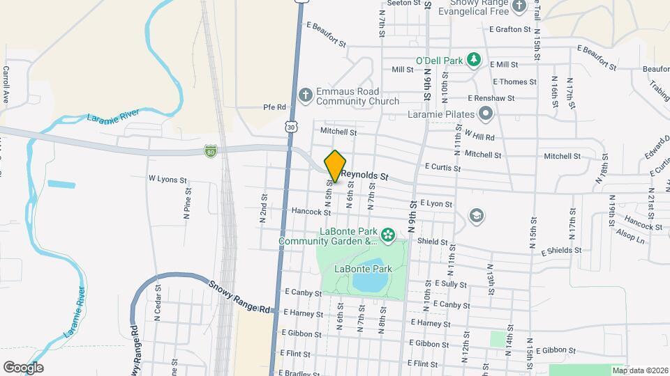 1453 N 5th St Map and Location Details