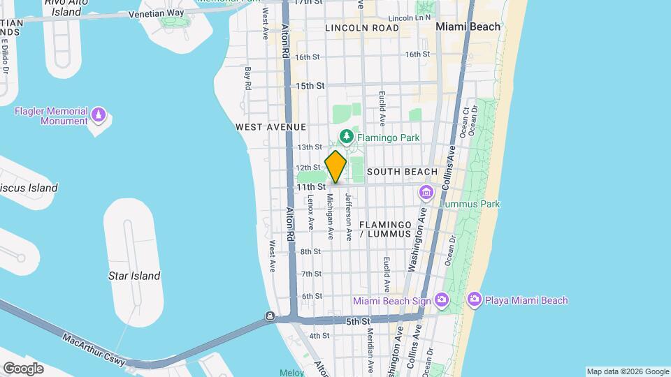 1061 Michigan Ave Map and Location Details