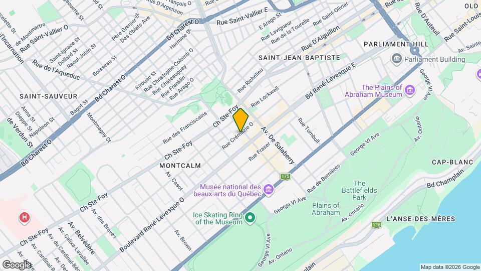 121-127 Crémazie Rue O Map and Location Details