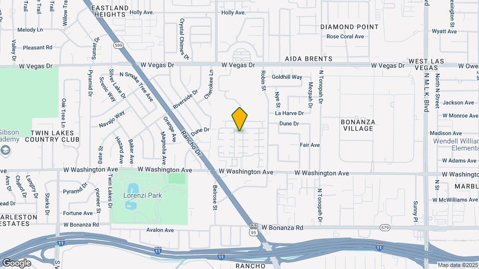 2609 Bottle Palm Ct Map and Location Details