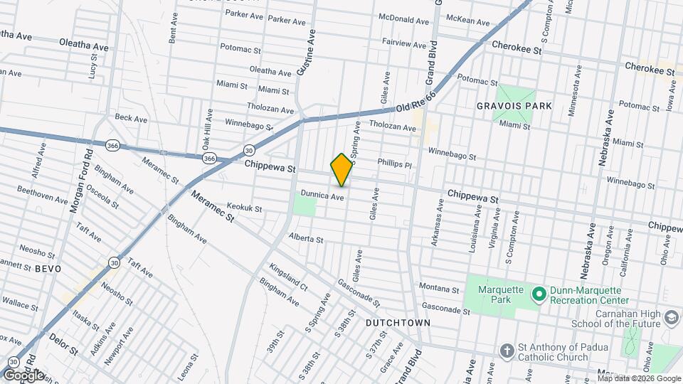 3753-3755-3755 Dunnica Ave Map and Location Details