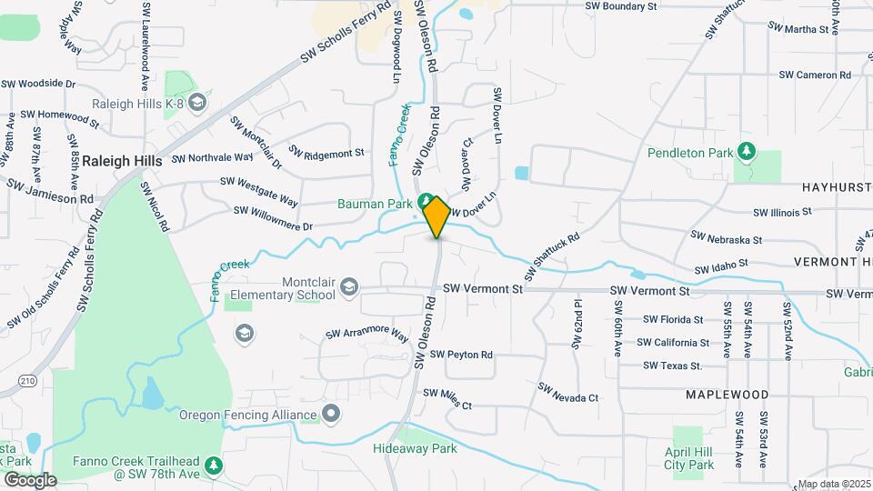 5849 SW Oleson Rd Map and Location Details