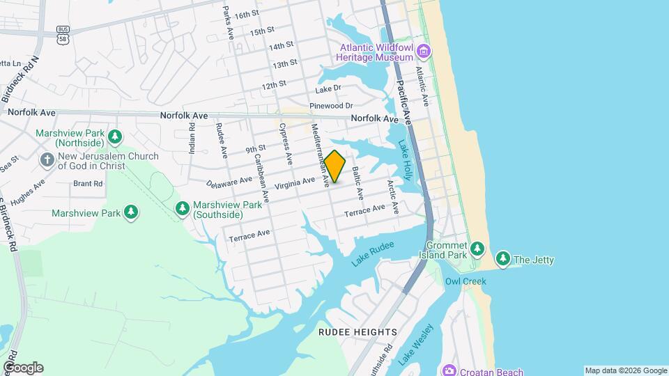 529 Carolina Ave Map and Location Details